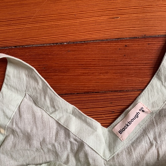 Mint linen swimsuit cover up - Picture 3 of 8